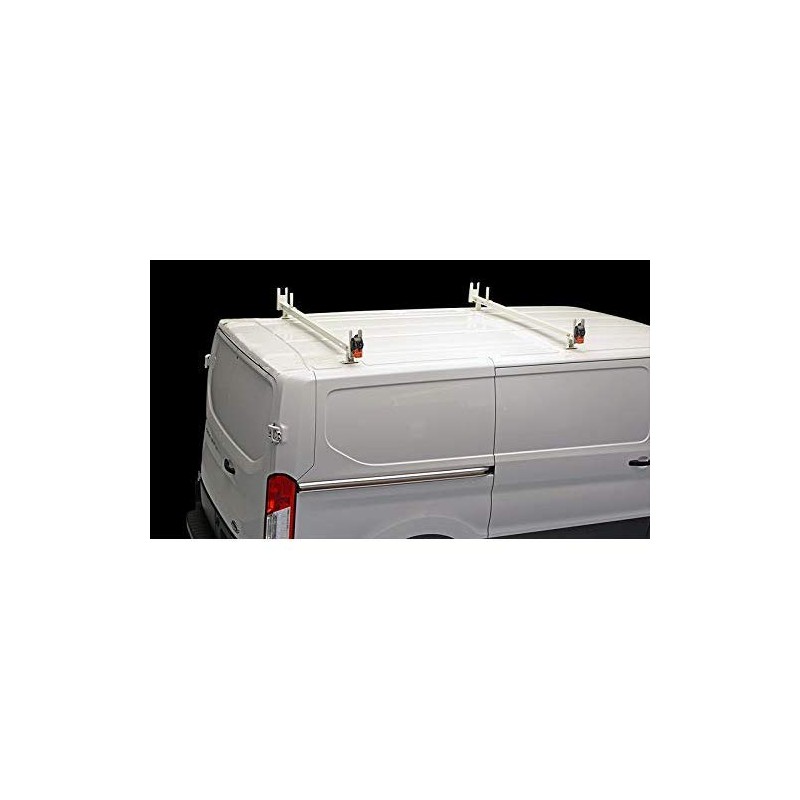 Kargo Master 40821 2 Crossbar Ladder Rack, White