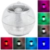 LED Water Float Light Solar Rechargeable Water Float Light RGB