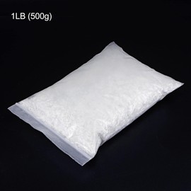 uxcell Chopped Fiberglass Strands 3mm Length Anti-Cracking Glass Fibers for Cement Mix for Building Walls Garden Floor 1LB