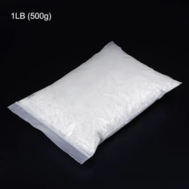 uxcell Chopped Fiberglass Strands 3mm Length Anti-Cracking Glass Fibers for Cement Mix for Building Walls Garden Floor 1LB