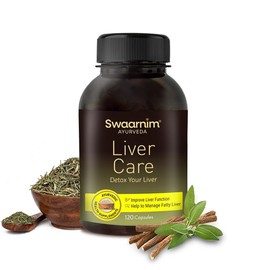 Swaarnim Liver Care, Ayurvedic Healthy Supplements, 120 Capsules