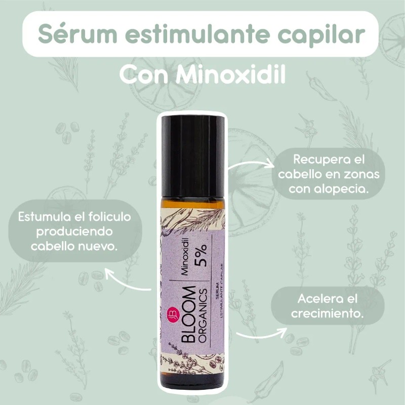 Suero Para Pestañas Y Cejas Bloom Organics Kit Roll On