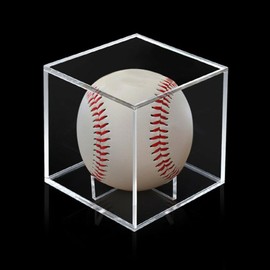 BESPORTBLE 2 Pcs Baseball Storage Case Practical Transparent Golf Ball Display Case Baseball Storage Box Baseball Collector Case Organizer Storage Container Holding Case