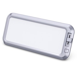 Leisure LED RV LED Ceiling Light 11" x 5" Fixture 700 Lumen with Slide Dimmer Switch Interior Lighting for Car/RV/Trailer/Camper/Boat DC 12V 3000-6000K (1 Pack)