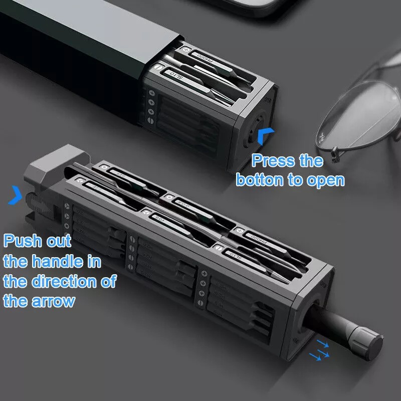 JUNEFOR 45 in 1 Precision Screwdriver Set PC Computer Smartphone