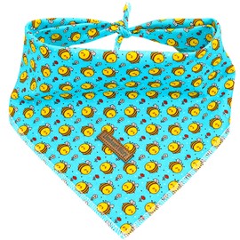 Lionheart glory St. Patrick's Day Dog Bandana Dog Kerchief 1 Pack Washable Soft Comfortable Dog Scarf, Square Adjustable Girl or Boy Dog Bandanas for Medium Large Dogs