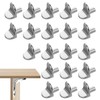 20 Pcs Shelf Support Pegs,L Shape Metal Shelf Pegs,Shelf Support