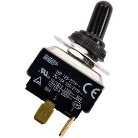 HQRP 4-Pin Toggle Switch for DeWalt Compressor D55585, D55575 Type 1, Type 2, 5131519-00 + HQRP Coaster