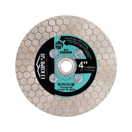LEKOMESH 4 Inch/105MM Diamond Cutting Disc - Tile Saw Blade Cutting Wheel Double-Sided Diamond Discs for Cutting Grinding Porcelain Ceramic Tile Marble Granite,5/8"-11 Thread