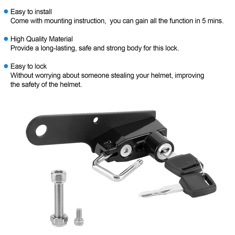 Motorcycle Helmet Lock AntiTheft Security Locks Fit for Suzuki GSXR