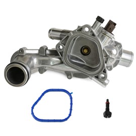 MILIPARTS Upgrade Aluminum Engine Thermostat and Housing AssemblyCompatible With 2007 2008 2009 2010 2011 2012 2013 Mini Cooper Cooper S Countryman JCW 1.6L