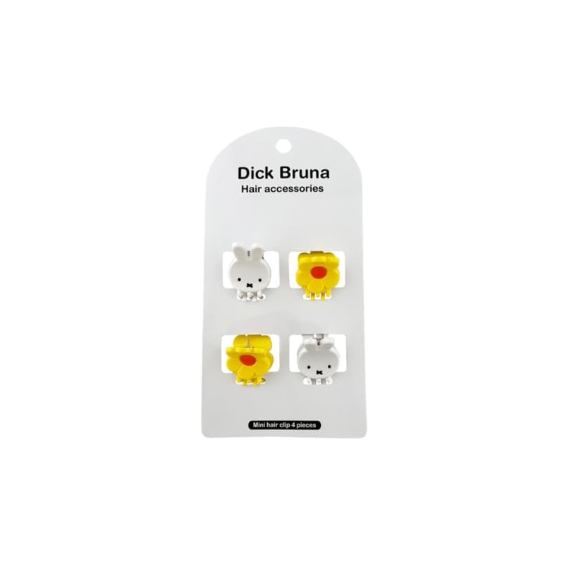 SHOBIDO MF46382 Dick Bruna Hair Accessories Mini Clip 4P