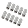 10PCS Round Coupling Nuts 304 Stainless Steel Female Thread Cylindrical