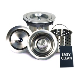 Nantucket Sinks NS35CD 3.5-Inch Deluxe Colander Drain, Stainless Steel