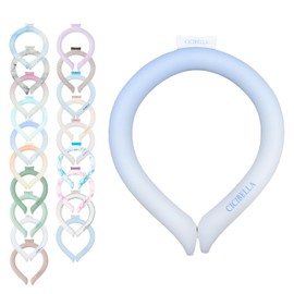 [2025 Latest Cicibella Genuine Product, 28℃ Natural Freezing] Ice School Ring, Ice Neck, Cool Band, Cool Product, Cool Product, Cute for Summer, Repeated Use, Lightweight, Instant Cooling, Long