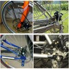 Pack of 3 Disc Brake Mount Frame, Black, Mountain Bike