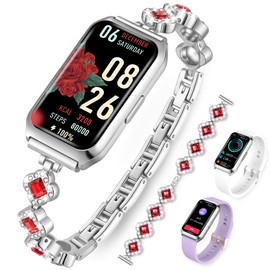 Homailida Smart Watch for Women, 1.47" Fitness Watch, Smartwatch with Heart Rate Sleep Monitor Step Counter 100+ Sports Modes IP68 Waterproof Activity Trackers for iOS Android