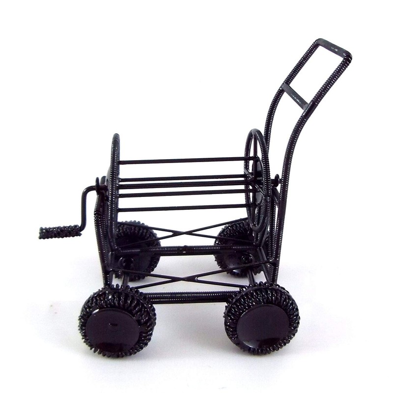 Aztec Imports, Inc. Dollhouse Miniature 1:12 Scale Cart and Hose