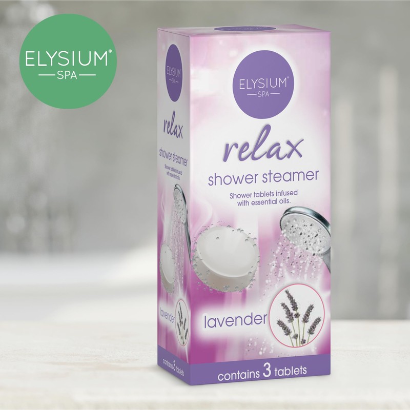 Elysium Spa Shower Steamers Infused with Essential Oils – Lavender