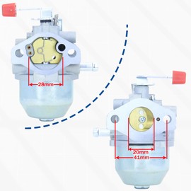 ALRACALL 0C1535ASRV Carburetor Fits for Troy-Bilt Portable 7.8HP Generators Replaces for Generac 4000XL Parts 4000 EXL Nikki 97747 C1535 GN220 GH220HS W436BRE T44 35PDS396829 0C1535AESV Sears