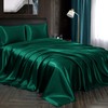 Homiest 4pcs Satin Sheets Set Luxury Silky Satin Bedding Set
