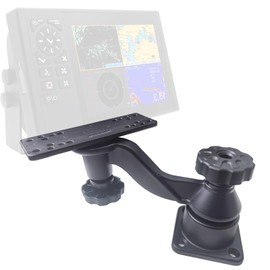 Beigaoxu Cross arm Fish Finder Mount HB01, Used to Fix Fish Finder and Chart Plotters, Compatible with More Marine Electronic Devices Such as Garmin, Lowrance, Etc