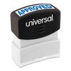 Universal Message Stamp, Approved, Pre-Inked One-Color, Blue