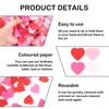 3000Pcs Colour Wedding Confetti Heart Shaped Tissue Paper Confetti Table