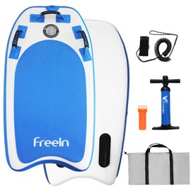 Freein Body Board Inflatable, Surfboards BodyBoards for Beach River, Foldable Design for Easy Storage and Transport Anywhere