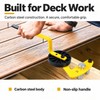 Deck Straightening Tool for Board Alignment – Metal Warping Fixer
