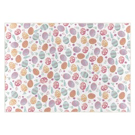 Artoid Mode Watercolor Easter Eggs Area Rug, Spring Home Decor Low-Profile Washable Area Rugs for Entryway Bedroom Living Room Laundry Room Indoor 5x7 Feet