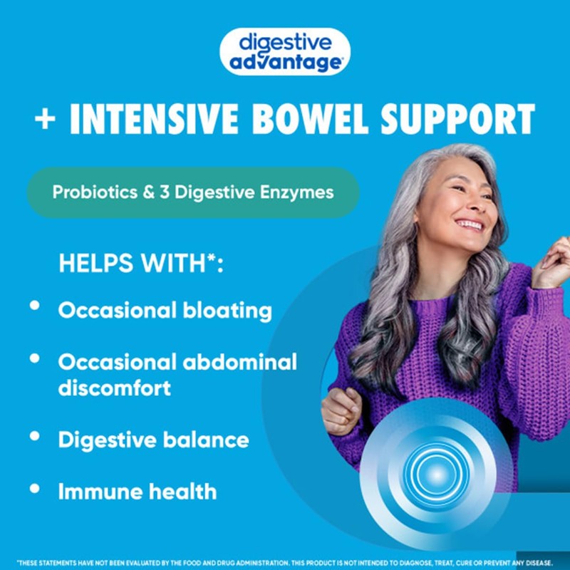 Digestive Advantage Intensive Bowel Support, 96 Capsules (Pack of 3)