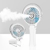 HandFan Upgraded Portable Misting Fan, Handheld Spray Water Mister Fan,