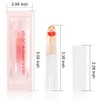 BINGBRUSH 3 Pcs Crystal Flower Jelly Color Changing Lipstick,Long Lasting