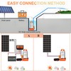 250W DC 24V Solar Submersible Pumps, 2inch solar deep well