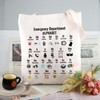 VAMSII Future L&D Nurse Gift L&-D Nu-rse Alphabet Tote Bag