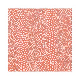 Caspari Pebble Paper Linen Luncheon Napkins in Coral, Two Packs of 15