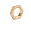Sourcingmap 12 Pcs 1/8BSP Female Thread Brass Hex Nut Pipe