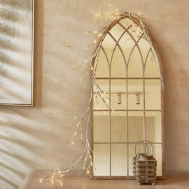 Birchlitland Lighted Birch Garland 48 LED Battery Operated Vines Fairy Lights for Mantle all year round