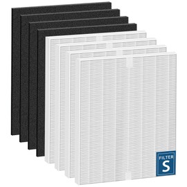 Amboseli Smoke Wildfire Filter 8 Pack C545 Replacement Filter S Compatible with Winix C545 Air Purifier, Replaces Part 1712-0096-00 and 2522-0058-00