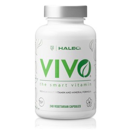 HALEO Multi-Vitamin, Mineral, Vivo, Carefully Selected, Naturally Derived Ingredients, 32 Ingredients, Vitamin Supplement, Multivineral, 240 Capsules (30 Day Supply)