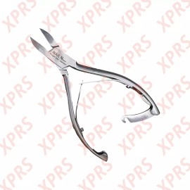 XPRS 2x Nail Nipper with Lock, 5.5", Straight Jaws, Double Spring Handle, Premium