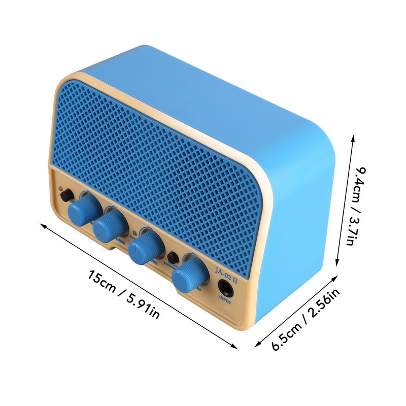 Electric Guitar Amplifier Clean Overdrive Dual Channels AUX Bluetooth for