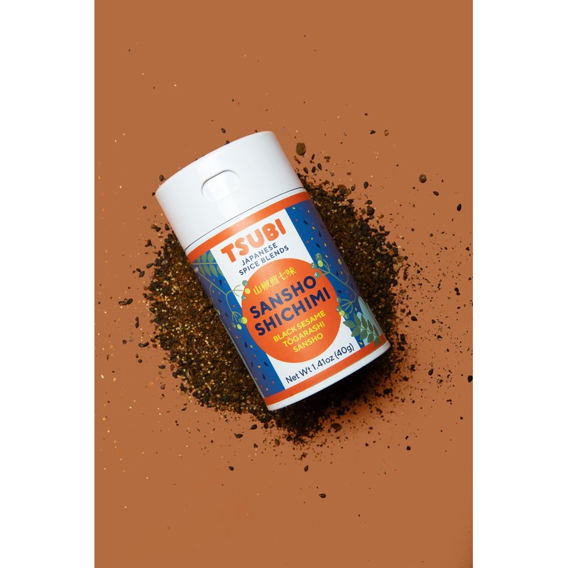 Tsubi Japanese Spice Blends - Sansho Shichimi - Black Sesame