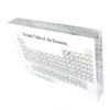 Acrylic Periodic Table Display with 85 Elements Inside Teaching Chemical