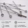 SKIR'CO (Pack of 20) Self Tapping 6.4 x 210mm Grey