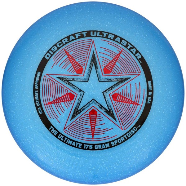 Discraft 175 Gram Sparkle Blue Ultrastar Sport Disc