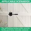 Wmebee Upgrade Self-Locking Gate Latch for Wooden Fence Heavy Duty,
