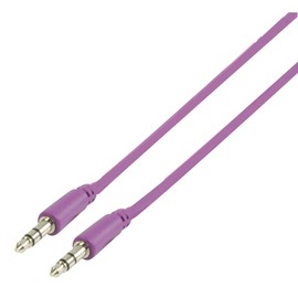 Valueline 1.00 m 3.5mm Stereo Audio Cable - Purple