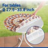 Maximex Tovaglia elasticizzata rotonda Ø 70-86 cm, motivo mediterraneo, tovaglia